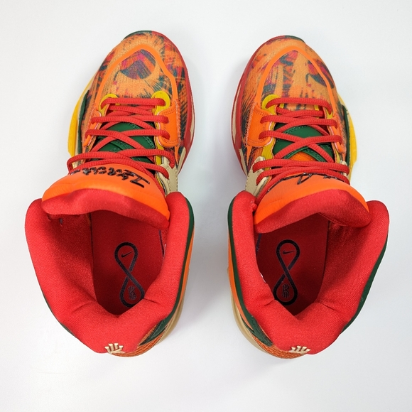 Nike Kyrie Infinity 1 World 1 people Casual Orange Basketball Sneakers size 7.5 - Picture 10 of 13